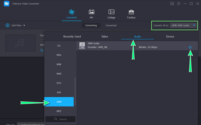 Configuración de perfil