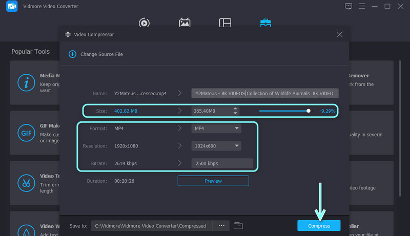 Start Compression VM