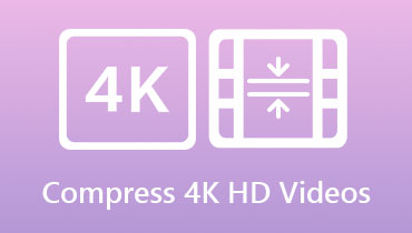ضغط مقاطع فيديو 4K HD