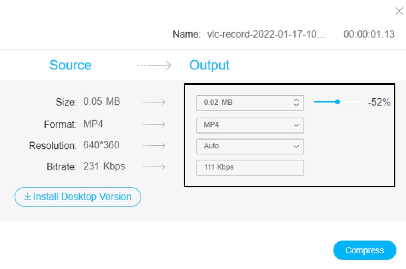 Control Setting Vidmore