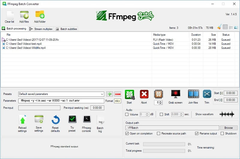 Convert AAC to AMR FFMPEG