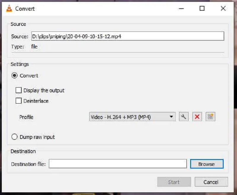 Convert WMA to MP4 VLC