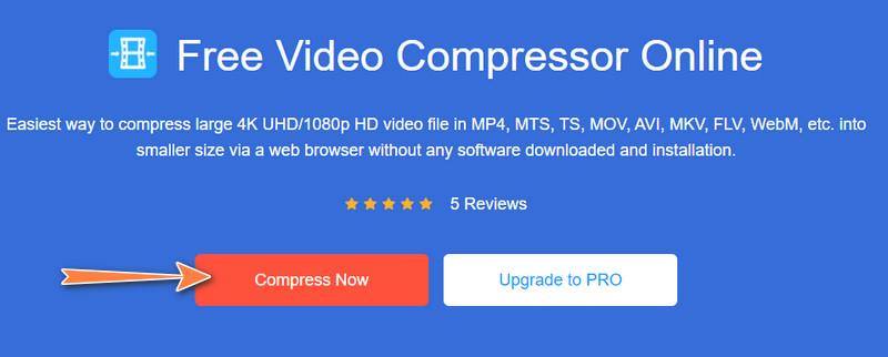 Webcompressor starten