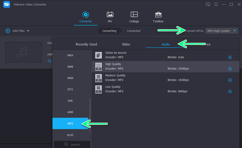 Select Profile Format