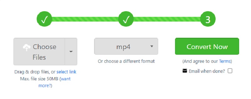 Converter M4R para MP4 ZamZar