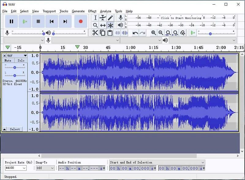 Công cụ chuyển đổi OGG Audacity