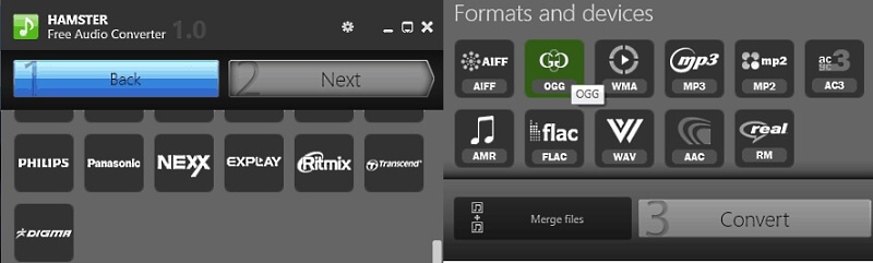 OGG Converter Hamster ตัวแปลงเสียง