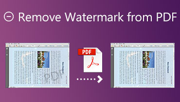 Poista vesileima PDF-tiedostosta