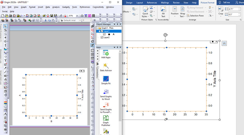 Gráfico de documento do Word