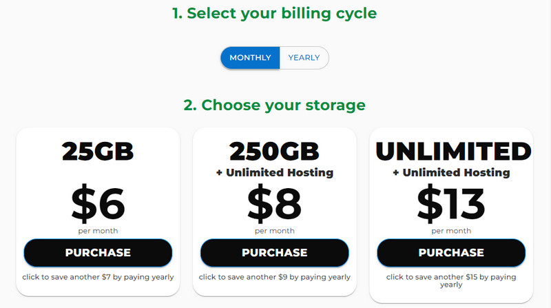 Billing Cycle Options