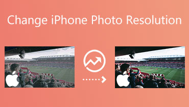 Vaihda iPhonen valokuvaresoluutio