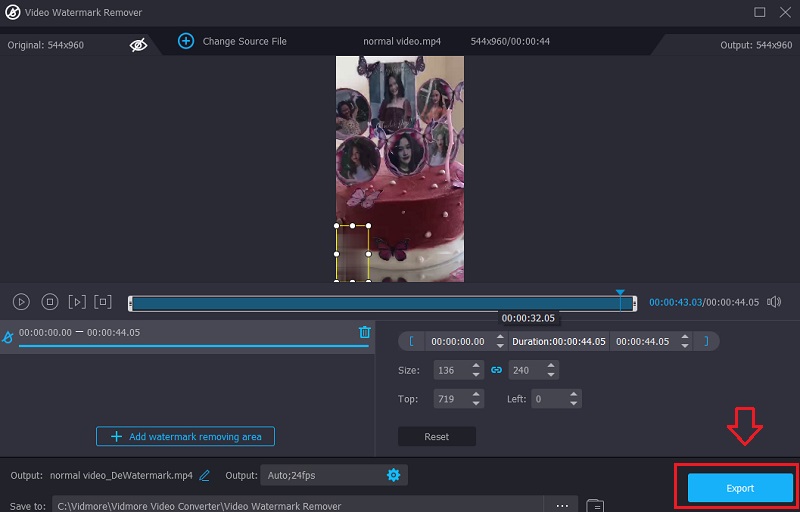 Export Videos Vidmore