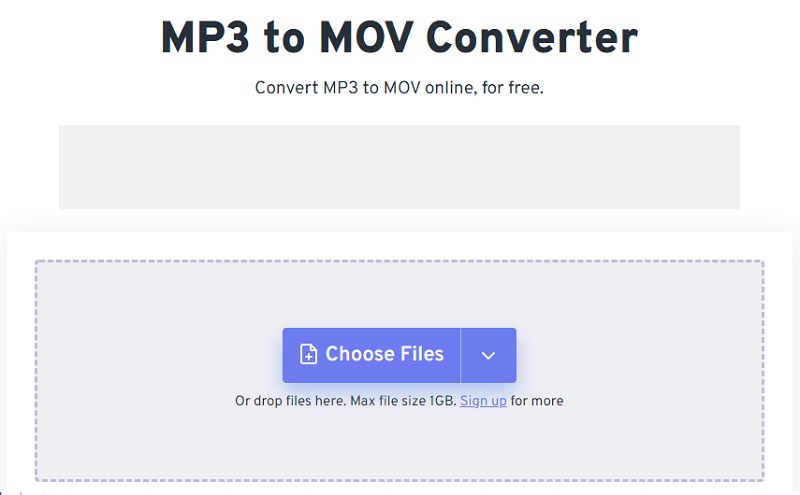 Μετατροπέας MP3 σε MOV FreeConvert