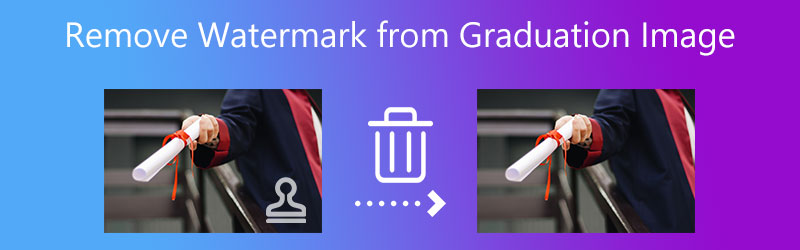 Remove Watermark from Graduation Picture