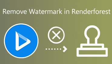 Watermerk verwijderen in Renderforest