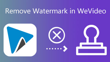 Watermerk verwijderen in WeVideo