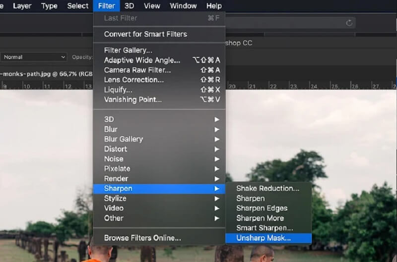 Unsharp Mask Photoshop