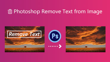 Photoshop Tekst uit afbeelding verwijderen