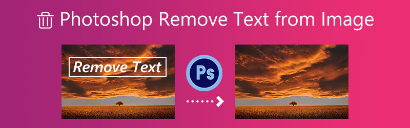 Photoshop إزالة النص من الصورة