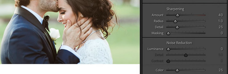 Interfaccia Lightroom