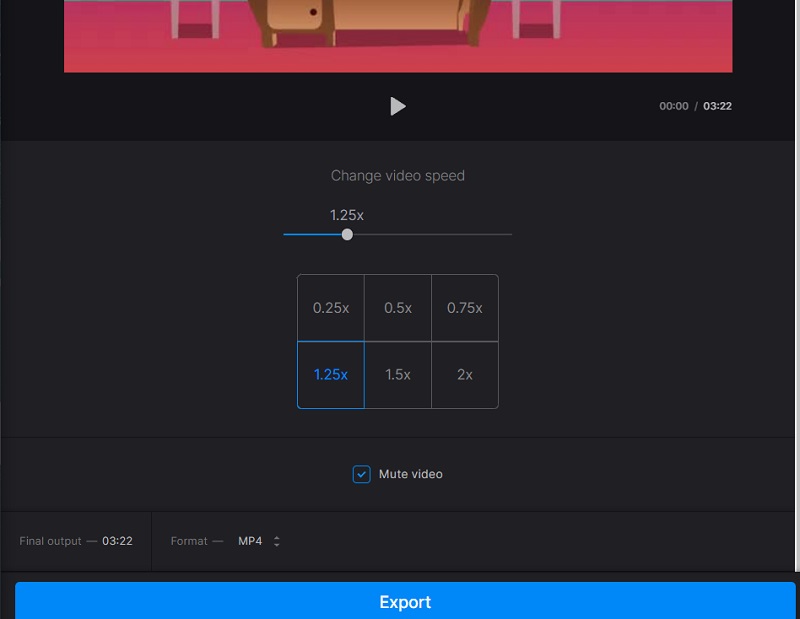 Speed Up Video Clideo
