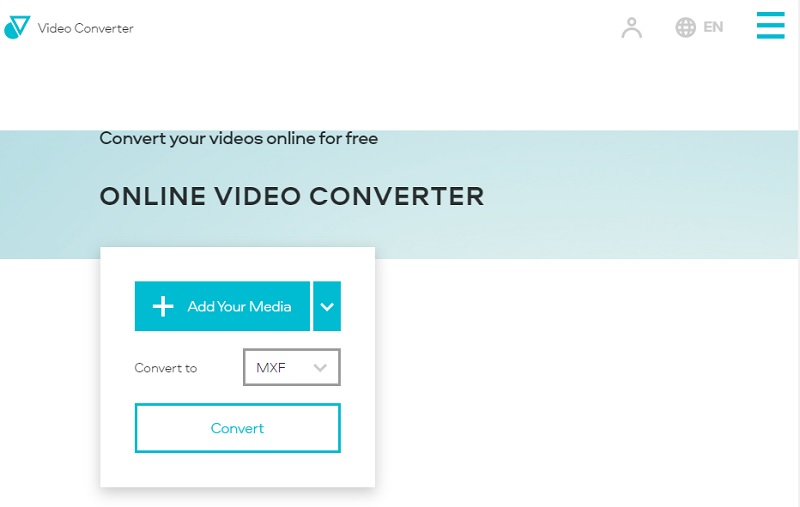 WAV till MXF Online Video Converter