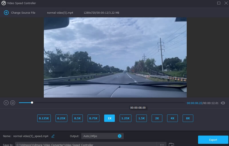 Edit Speed Vidmore Buat Video Gerak Perlahan pada Android