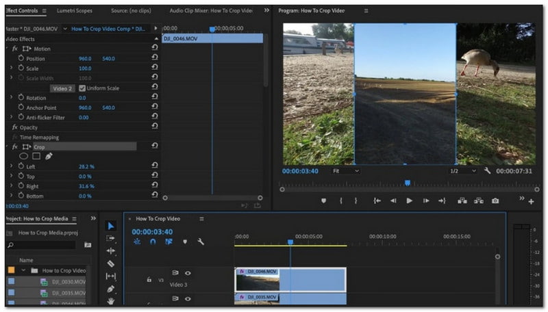 How to Crop Videos in Premier Frame Size Feature Save to Your Computer