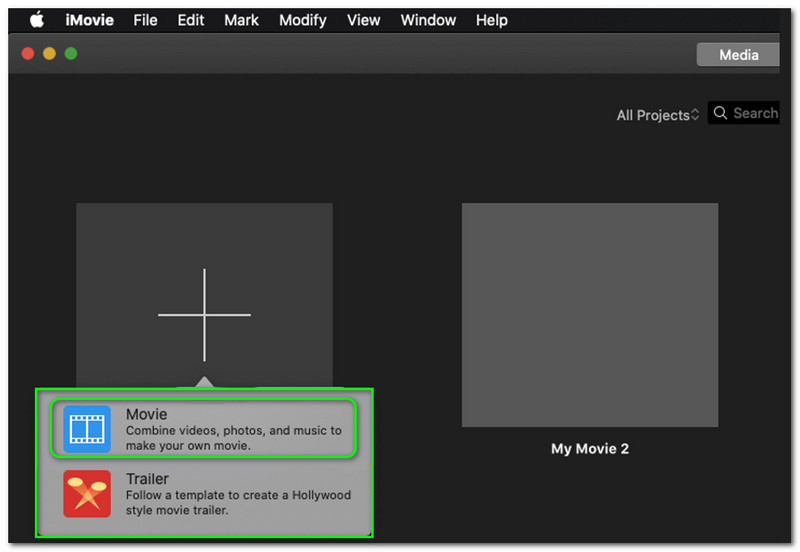 iMovie Mac 동영상 버튼에서 비디오를 자르는 방법