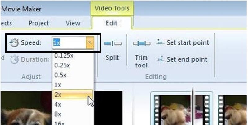 Încetiniți Windows Movie Maker