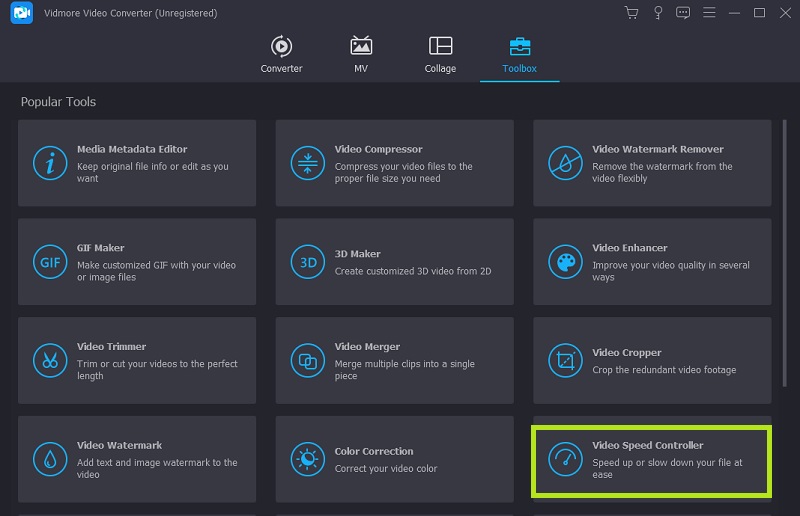 Caja de herramientas Vidmore Hacer cámara lenta en Adobe Premiere