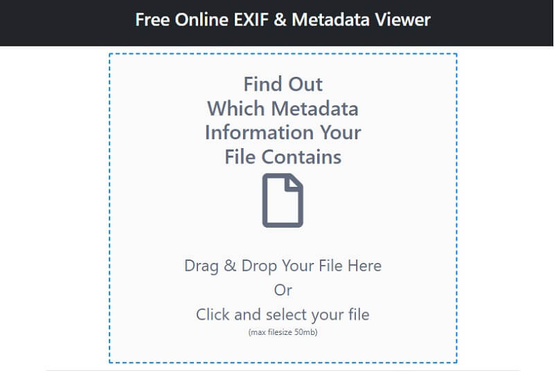 Lihat metadata exif