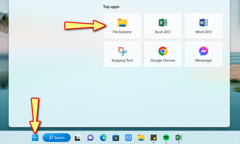 Få adgang til File Explorer