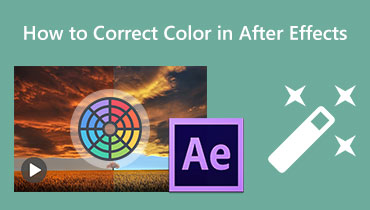 After Effects színkorrekció