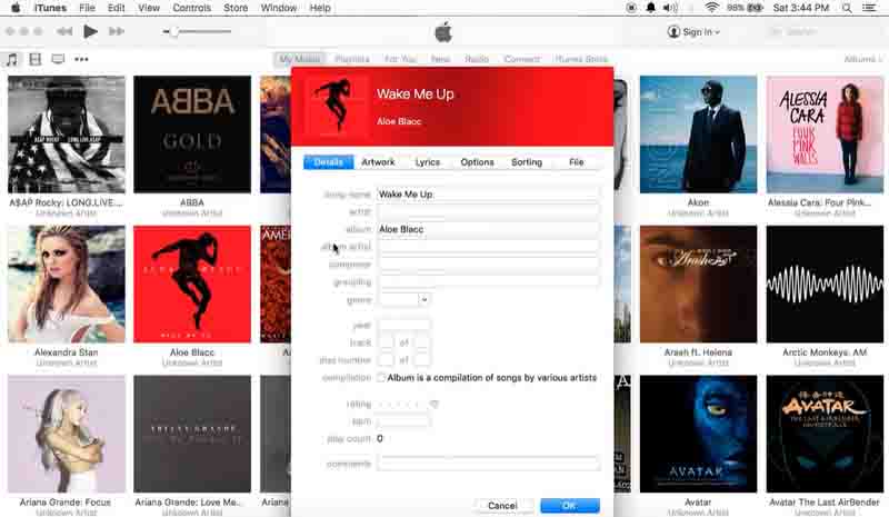 Albüm Sanatı iTunes