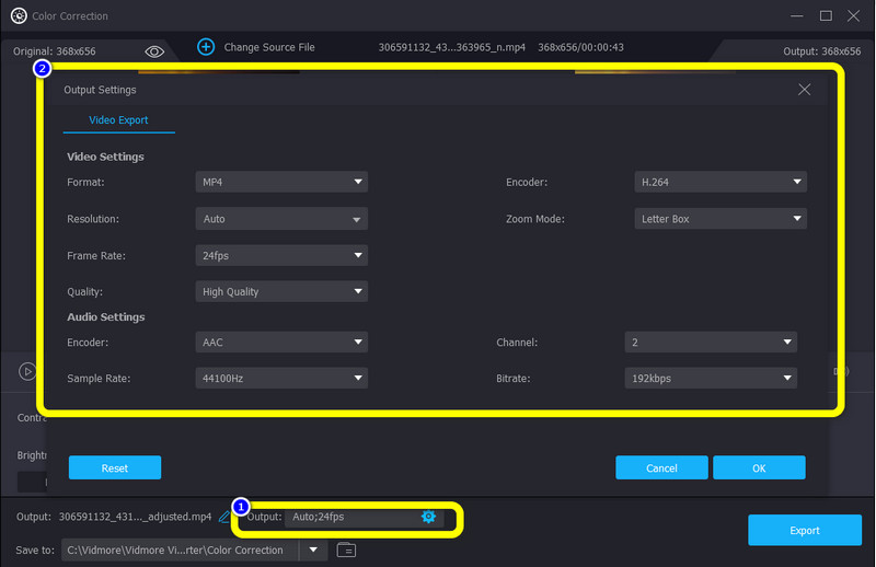 Iluminar y cambiar la configuración