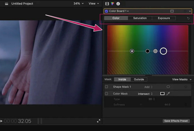 FCP correct Color Set