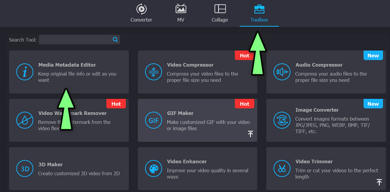 Åpne Metadata Editor