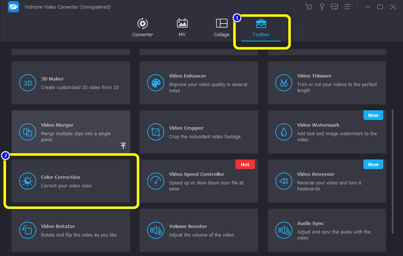 Toolbox Color Correction Brightness