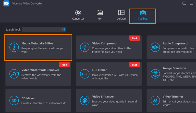 Öppna Metadata Editor