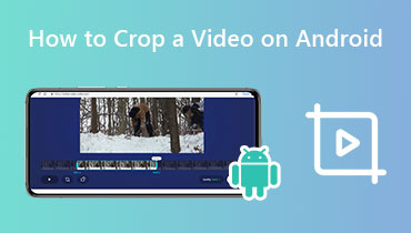 Beskær videoer på Android s