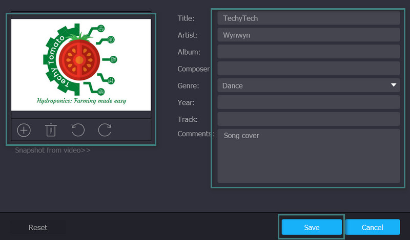 Tambahkan Metadata FLAC