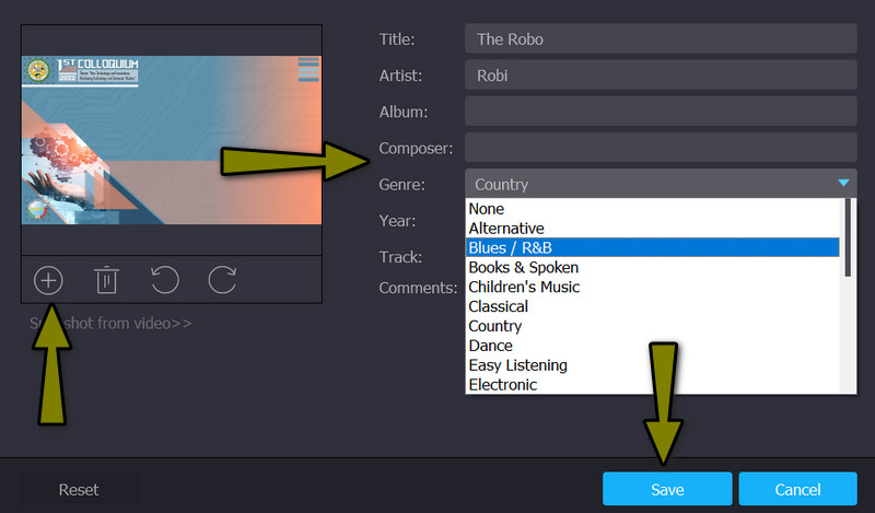 Upravit metadata FLV