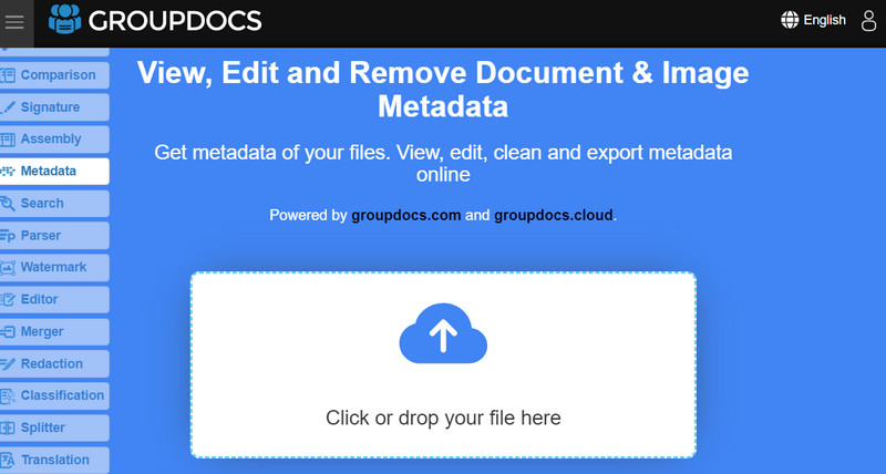 Groupdocs Metadata Editor
