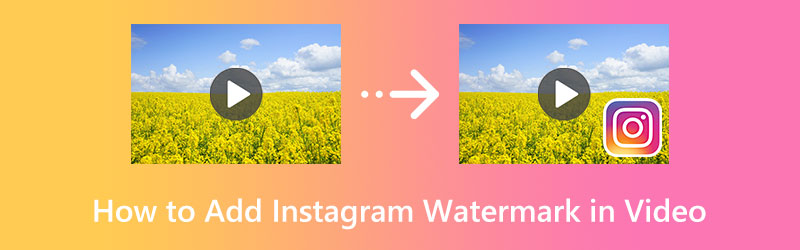 How to Add Instagram Watermark Video
