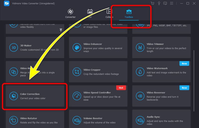 Hue Saturation Toolbox Színkorrekció