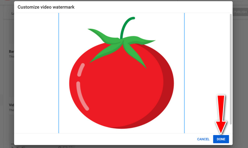 Modify and Save Watermark