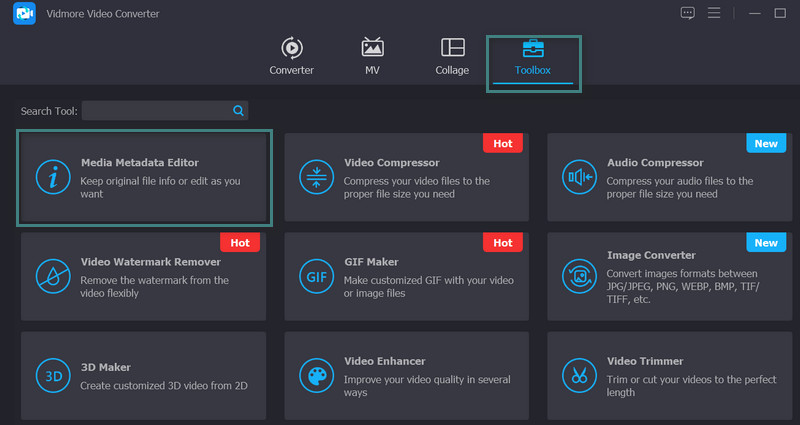 Jalankan Editor Metadata