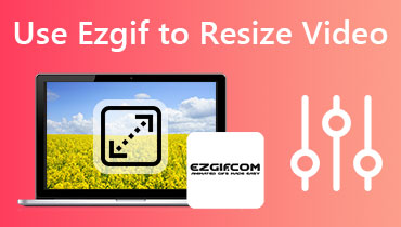 Käytä EZGIF-tiedostoa videoiden koon muuttamiseen