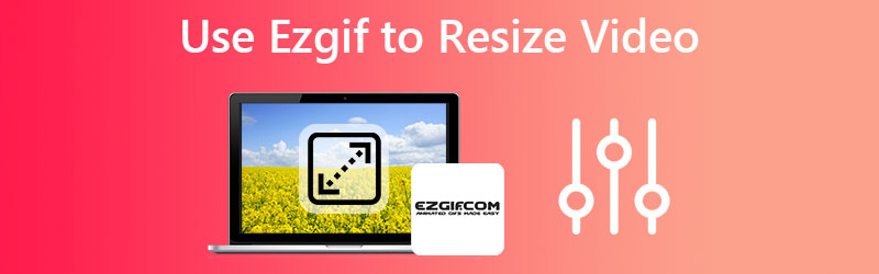 Use EZGIF para cambiar el tamaño del video